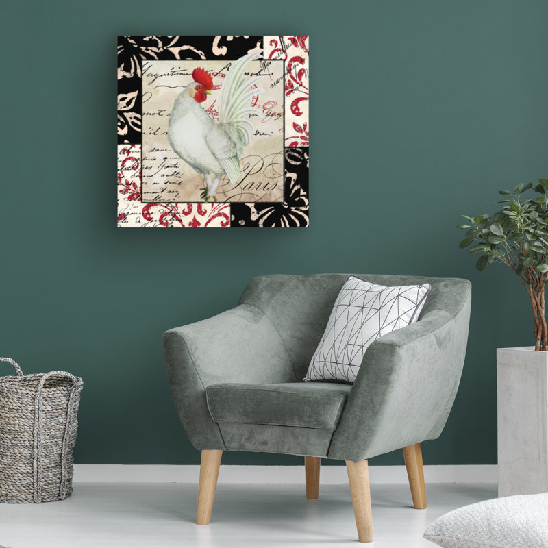 Art sur toile cochon bleu Bolo, H 24 po x l 24 po
