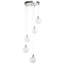 Komon 5 - Light Sliver Cluster Pendant