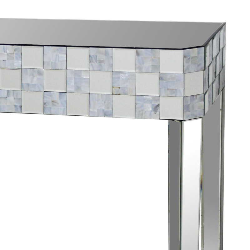 Console, miroir et nacre