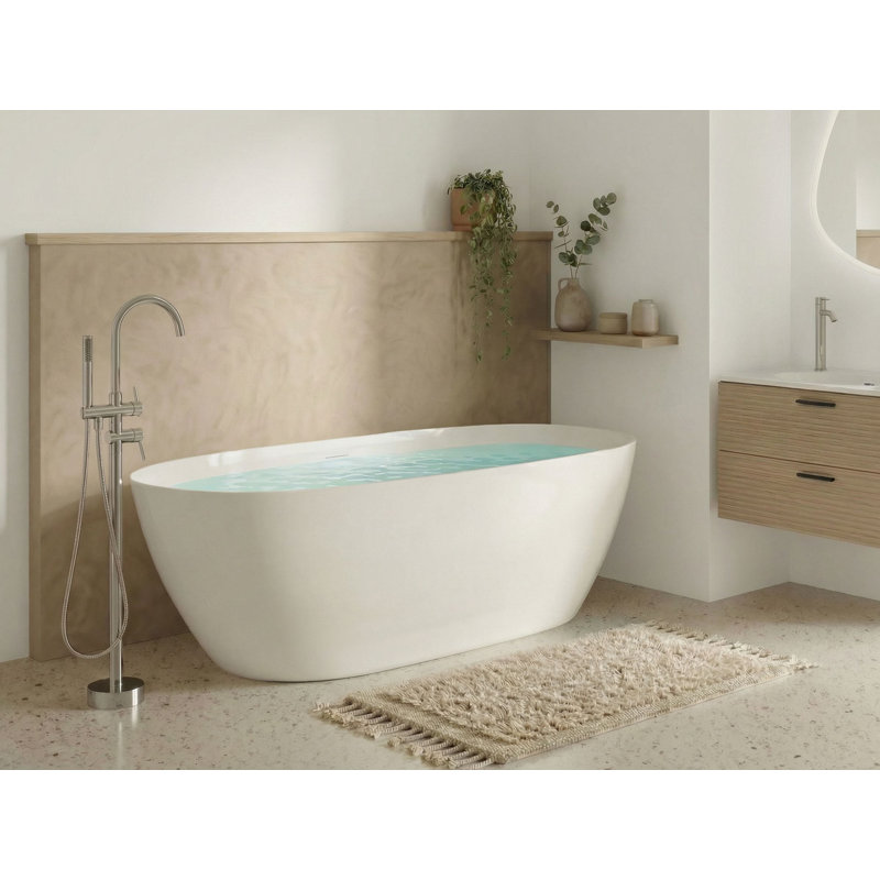 KOLLPA x 81mm Freestanding Acrylic Bathtub