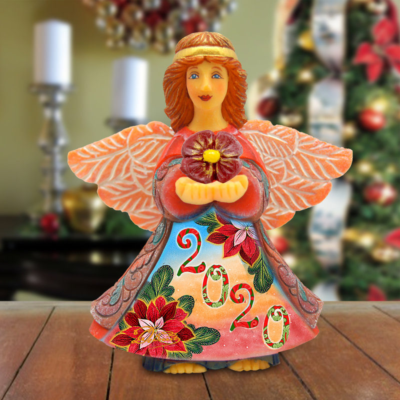 5'' Wood Hanging Figurine Ornament