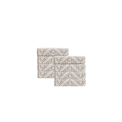 Gonzales Turkish Cotton Midweight Jacquard Washcloth
