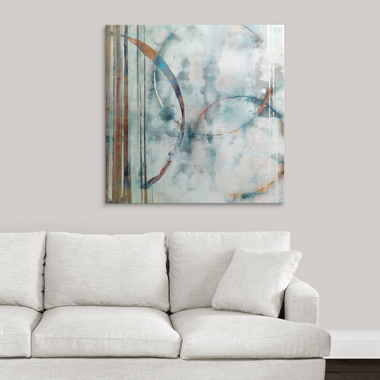 «Gotebo Seafoam II» par Edward Selkirk, reproduction d'art, H 35 po x l 35 po x P 1,5 po, Toile