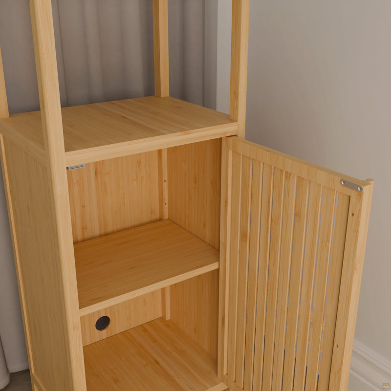 Casier de porte simple à grande capacité 41 pouces multi-scène avec une tablette