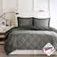 Ensemble d'édredon en duvet synthétique réversible 3M Scotchgard