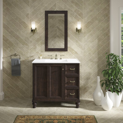 Base de meuble-lavabo en damas seulement avec pieds de meuble et 2 portes