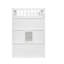 Lit mezzanine simple avec échelle - blanc-113955673-113955670