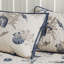 Literie pour lit de jour simple bleu, housse de lit réversible en microfibre de 6 po, 17 po, 15 taies décoratives, 3 taies décoratives, 1 coussin décoratif, décor de salon chic côtier, ensemble lavable à la machine, taille imprimée, attrait décoratif