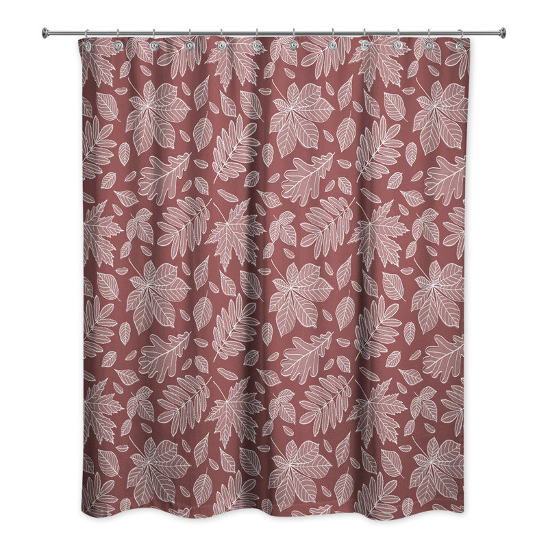 Rideau de douche Ritchy, Rouge