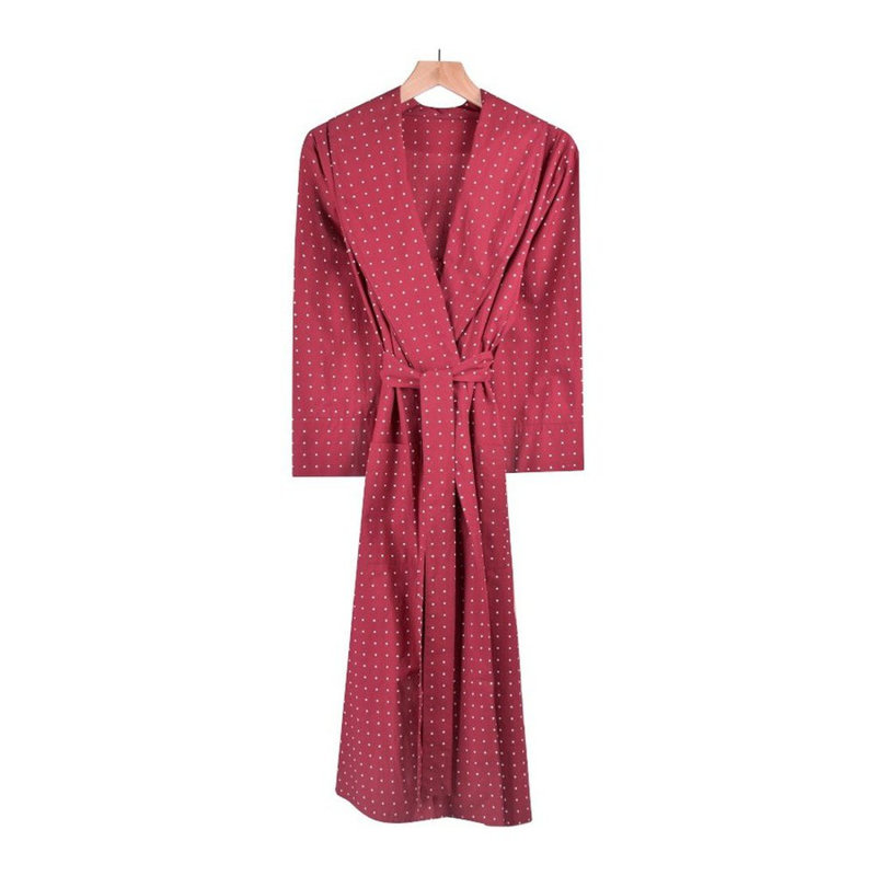 Rorry Mid-Calf Bathrobe with Pockets, XXL