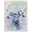 «Cute Deer with Bells», reproduction de peinture à l'huile sur toile tendue-29496478