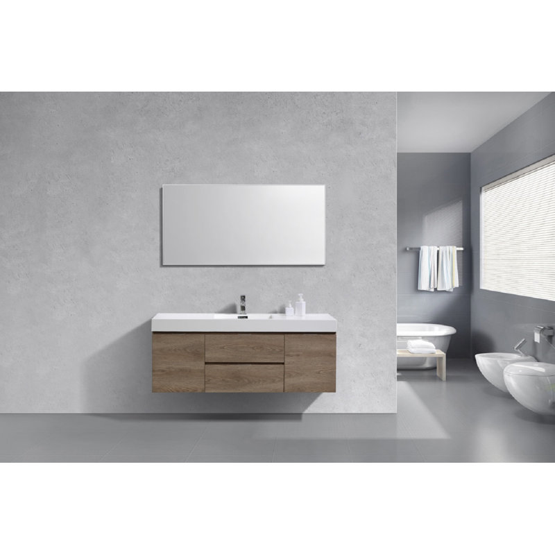 Ensemble de meuble-lavabo simple 60 po Parsonage, Bois naturel