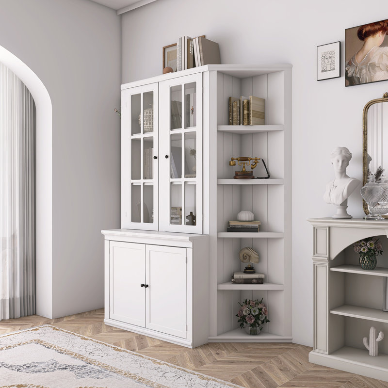 FREESTANDING BOOKCASES WITH TWO TRIANGLE SIDED