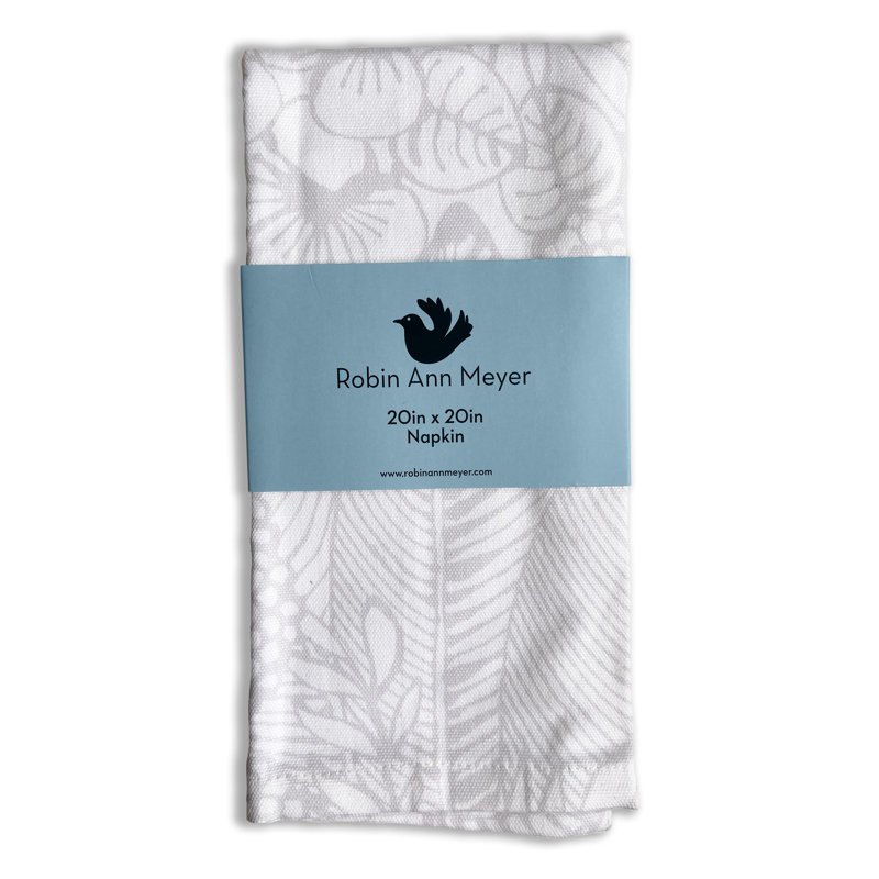 Serviette de coton 20" bachman bouquet