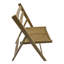 4 chaises pliantes en bois massif - Légères et faciles à déplacer, 4 chaises pliantes avec dossier à lattes-964285183