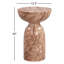 Macey Concrete Pedestal End Table-302118838