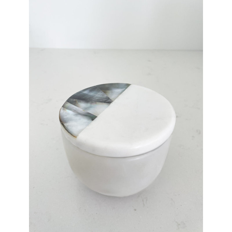 Mother of Pearl Candle Jar