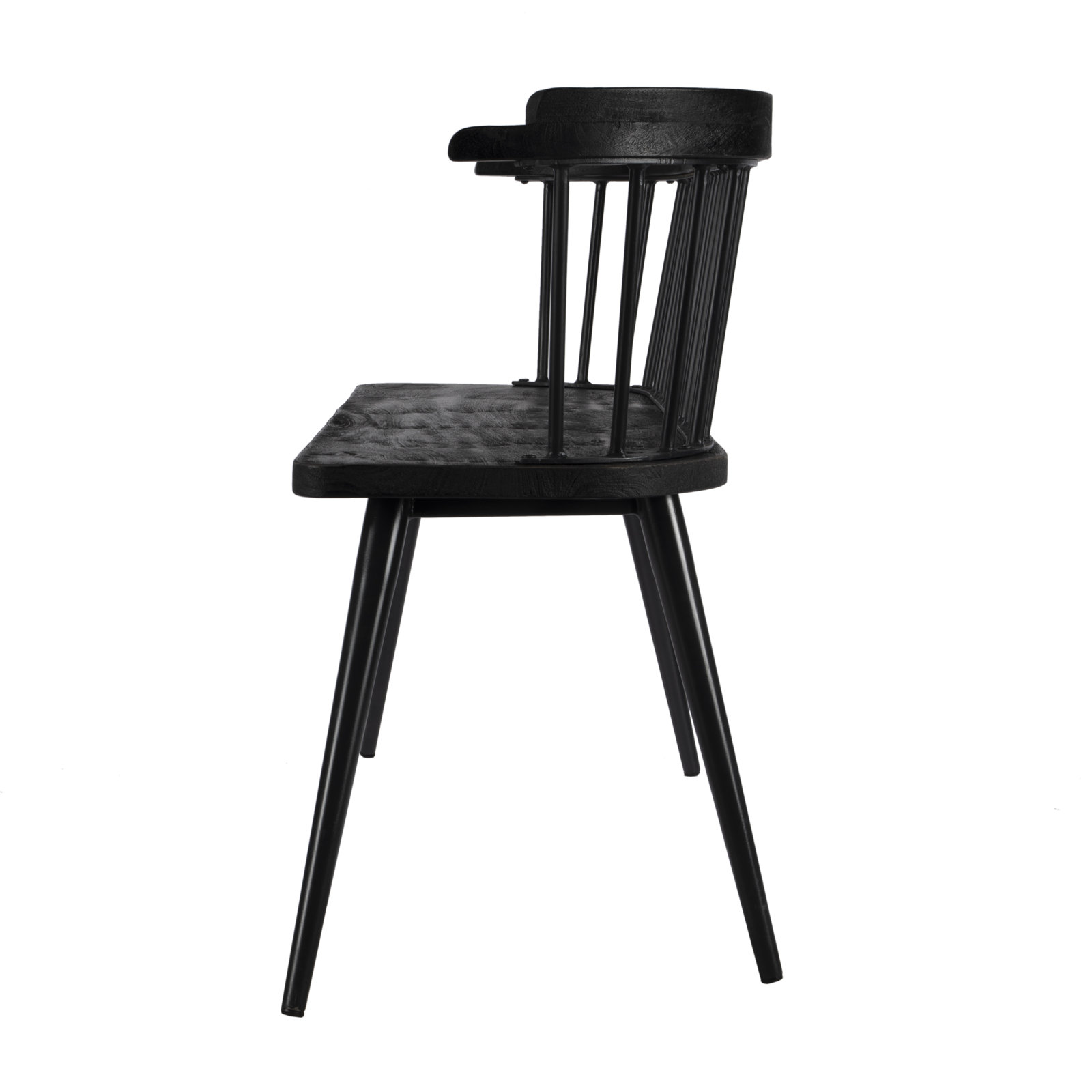 Eudora 51" Entryway Bench, Black