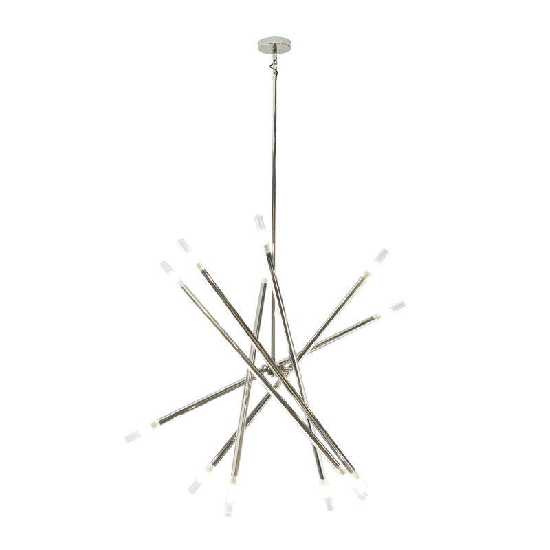 Lustre contemporain en métal