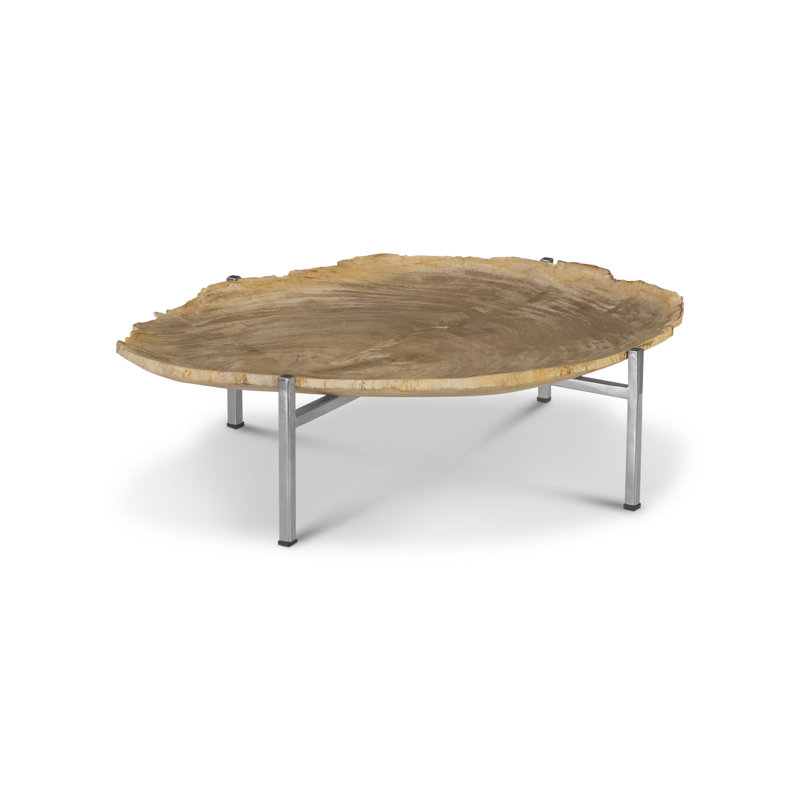 Plateau de service en bois pétrifié