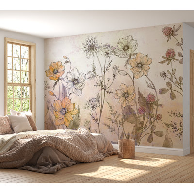 Brete Peel & Stick Floral Wall Mural
