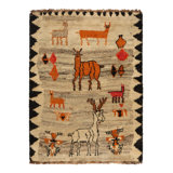 One-of-a-Kind 3'3" X 4'3" Hand Knotted Area Rug