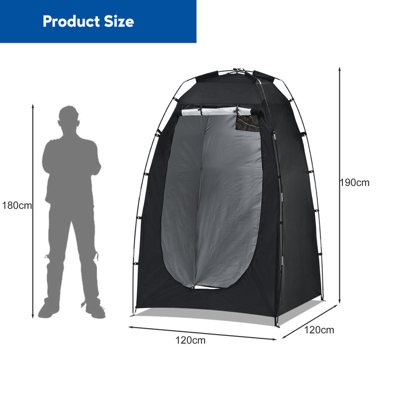 1 Person Tent, Black