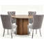 Ensemble de salle à manger 5 pièces pour 4 personnes Modern Glam-1892315706-1892316103
