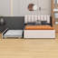 Lit plateforme tapissier avec lit gigogne-1088558285