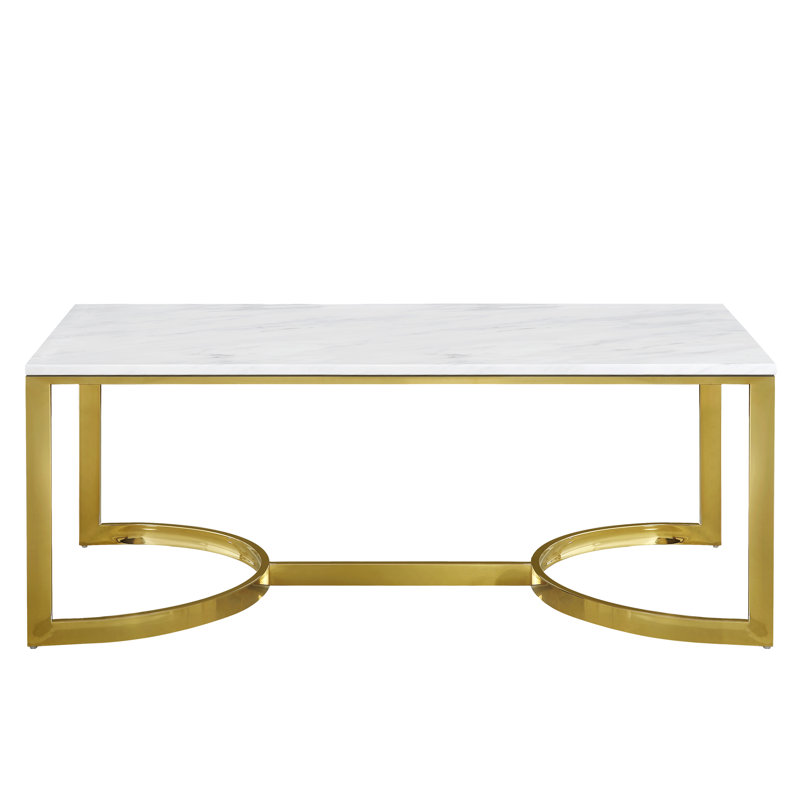 Lolington Sled Coffee Table, Gold