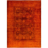 Overdyed One-of-a-Kind 10' 0" X 13' 9" Hand Knotted Area Rug