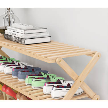 30 Pair Stackable Shoe Rack – Salvage & Co Indy