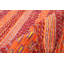 Tapis rouge/orange en laine noué à la main Smardale
