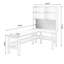Bureaux en bois massif en L Burlywood-108600564-108600563