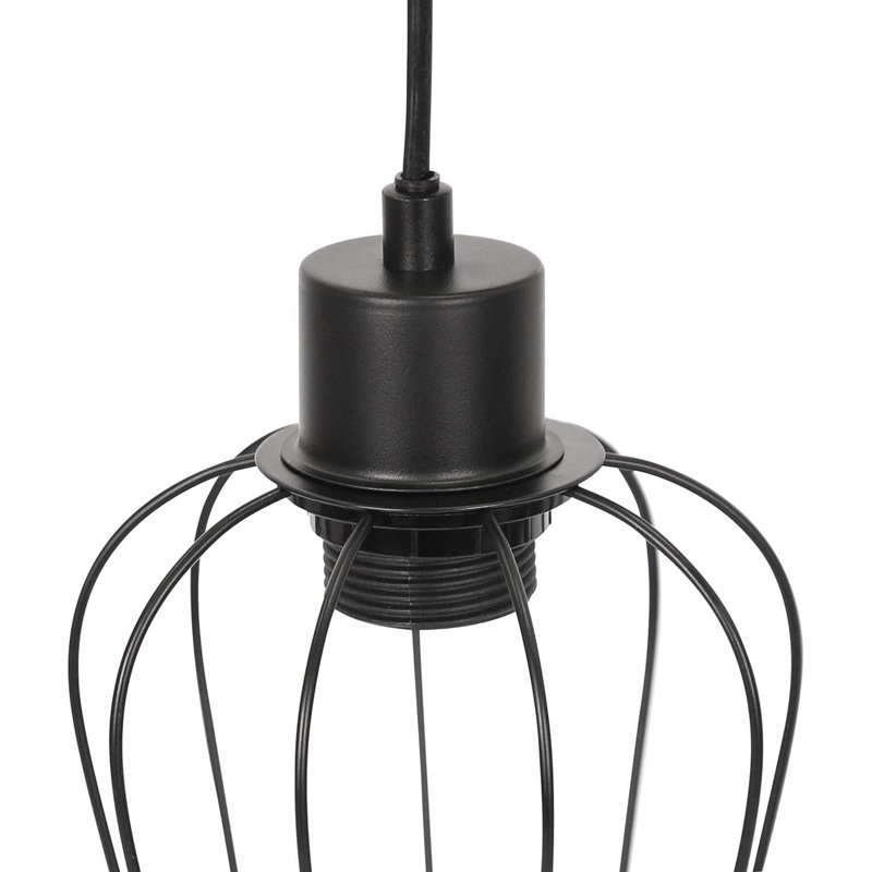 4 - Light Matte Black Pendant