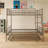 Metal Frame Full XL Over Queen Size Bunk Bed With Trundle-423971498