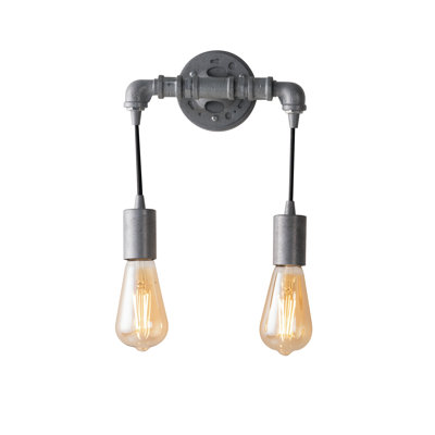 Bono Aluminium (hammered) Corner Wall Light