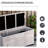 Outsunny 75 Gallon Wooden Deck Box