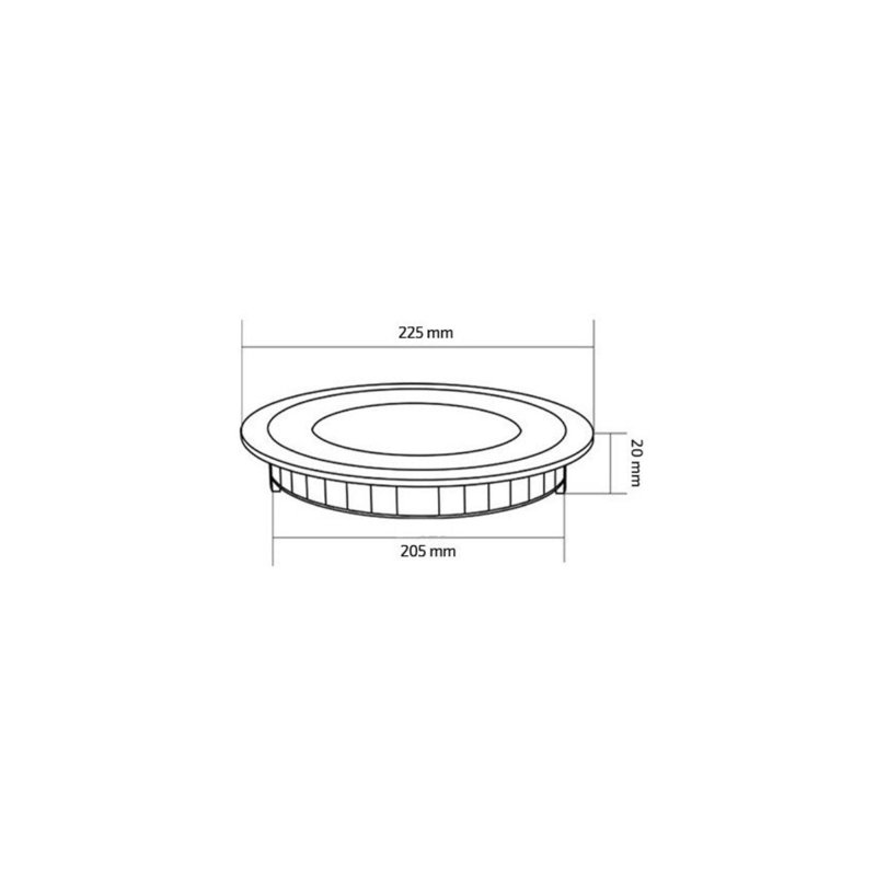225cm LED Recessed Lighting Kit