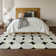 Premium Machine Washable Prisco Black Rug