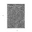Tapis intérieur lavable 10 pi x 14 pi gris argenté et gris anthracite