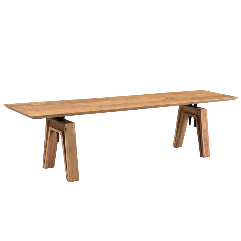 Banc en bois massif Waxman