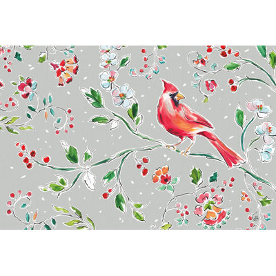 Holiday Wings II by Daphne Brissonnet - Wrapped Canvas Painting