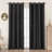 100% Blackout Thermal Insulated Polyester Curtain Pair-633352624-631287768
