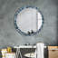 Huldar Glass Flat Wall Mirror
