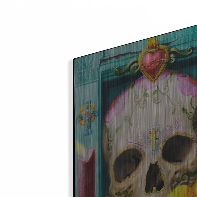 "Calavera" par Robert Valadez, H 24 po x l 16 po