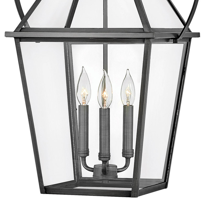 Nouvelle 26.5" Three-Light Outdoor Hanging Lantern