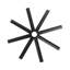 Ventilateur de plafond noir mat intérieur / extérieur 68 po avec lumière DEL et télécommande Octane