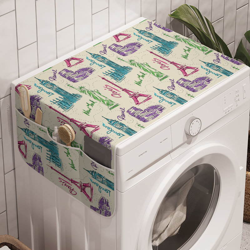 Machine à laver East Urban Home City, paquet de 2, 47 po x 18,5 po