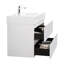 Meuble-lavabo 36 po - attrait intemporel, 114,36 lb, armoire de rangement intérieure spacieuse à finition blanche, silencieuse, grand espace-866919796